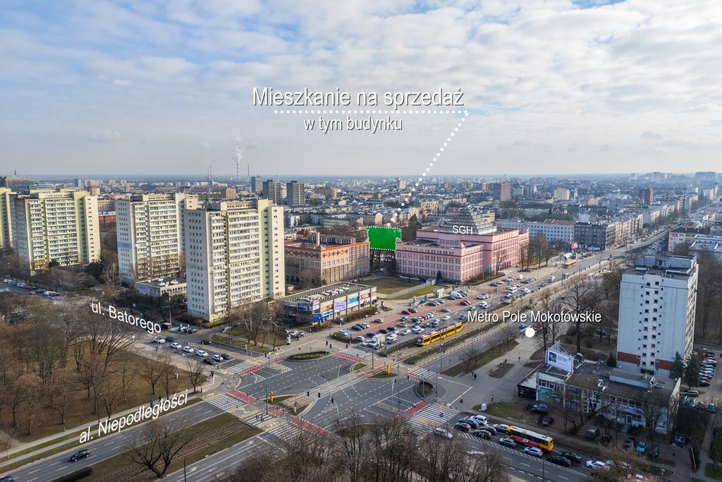 Mieszkanie 3-pokojowe Warszawa Mokotów, ul. Rakowiecka. Zdjęcie 6