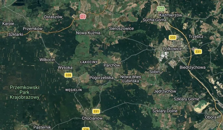 Działka rolna Parchów