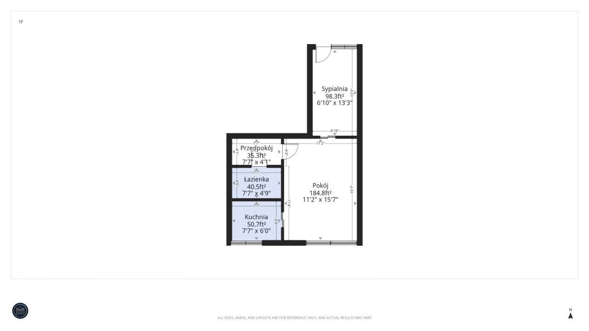 Mieszkanie 2-pokojowe Łódź Górna, park Jarosława Dąbrowskiego. Zdjęcie 2