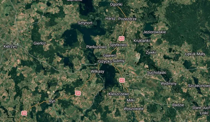 Działka rod Giżycko