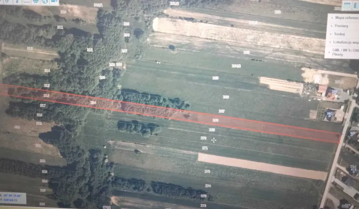 Działka rolno-budowlana Krajno-Parcele Miłków