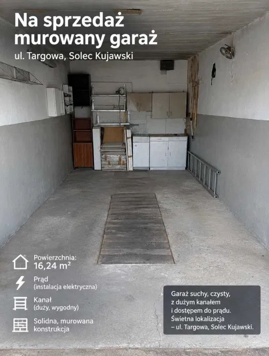 Garaż/miejsce parkingowe Solec Kujawski, ul. Targowa. Zdjęcie 2