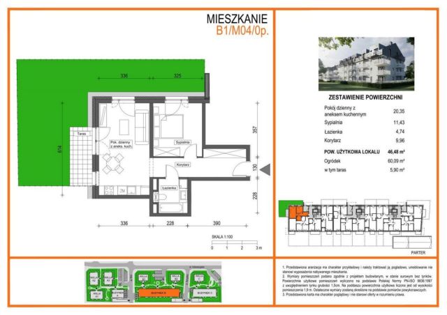 Mieszkanie 2-pokojowe Wrocław Krzyki. Zdjęcie 8