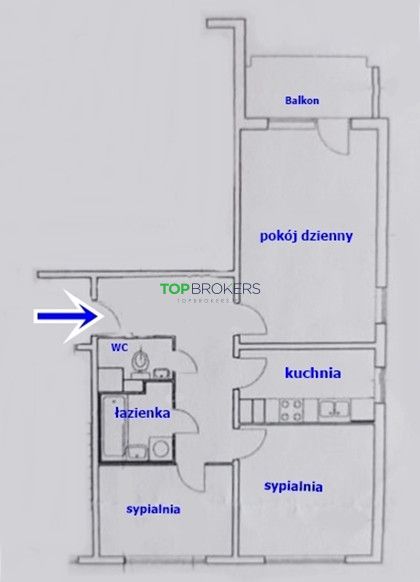Mieszkanie 3-pokojowe Warszawa Bemowo, ul. Widawska. Zdjęcie 6