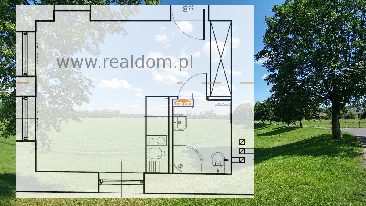 Mieszkanie 1-pokojowe Kraków Salwator, ul. Królowej Jadwigi. Zdjęcie 1