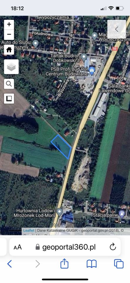 Działka inwestycyjna Skarżyn, ul. Wyszogrodzka. Zdjęcie 3