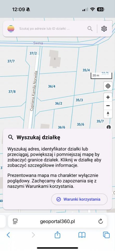 Działka rolna Zamość, ul. Cypriana Kamila Norwida. Zdjęcie 6