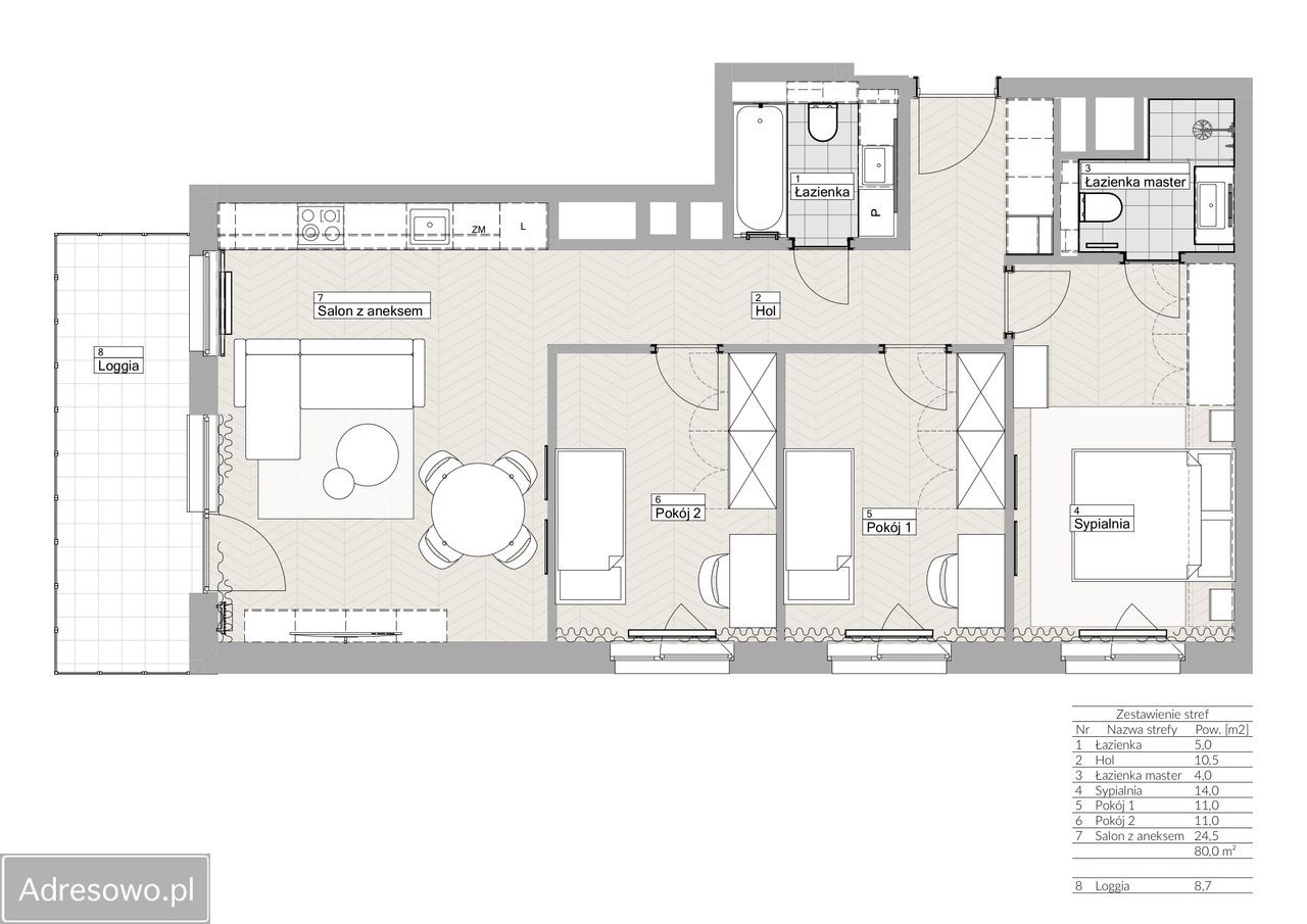 Mieszkanie 4-pokojowe Warszawa Praga-Północ, ul. Jagiellońska. Zdjęcie 12