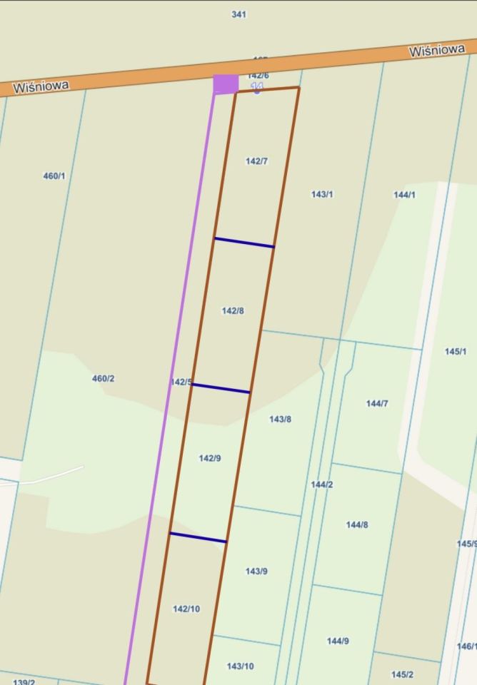 Działka budowlana Nowy Prażmów, ul. Wiśniowa. Zdjęcie 7