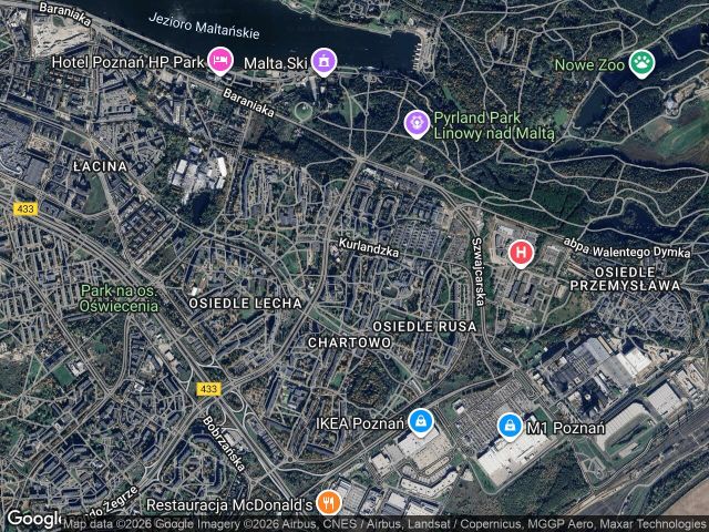 Pokój Poznań Chartowo, Osiedle Rusa. Zdjęcie 1