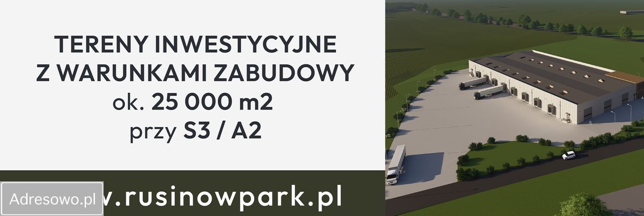 Działka inwestycyjna Rusinów. Zdjęcie 3