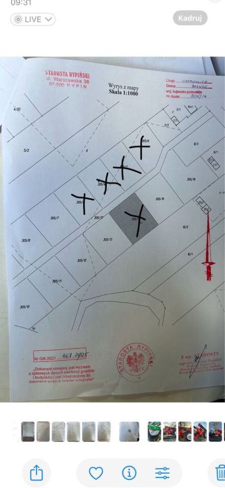 Działka budowlana Ostrowite. Zdjęcie 2