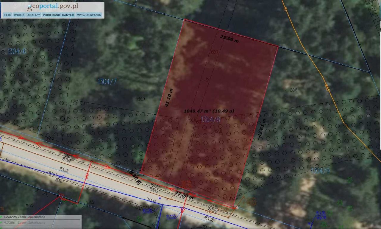 Działka budowlana Nowa Łuka. Zdjęcie 3