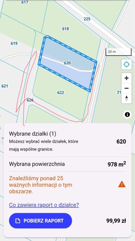 Działka budowlana Kuzawka. Zdjęcie 5