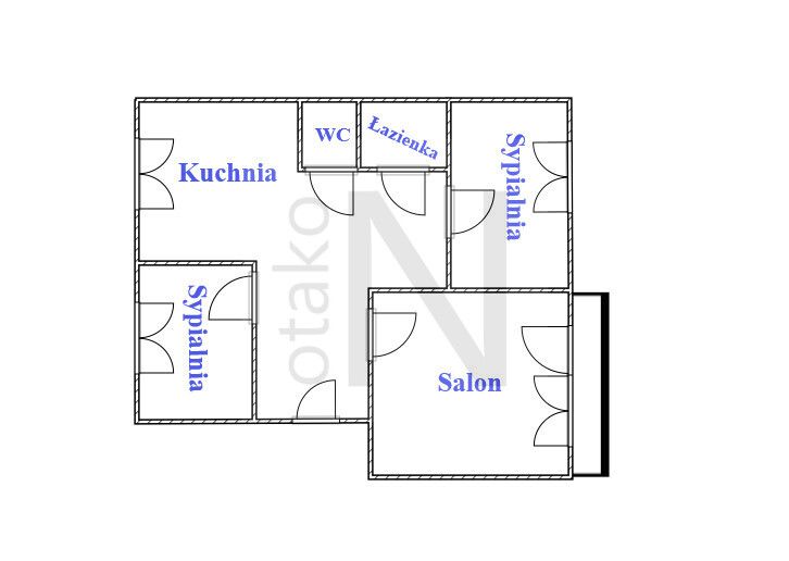 Mieszkanie 3-pokojowe Częstochowa Północ. Zdjęcie 9