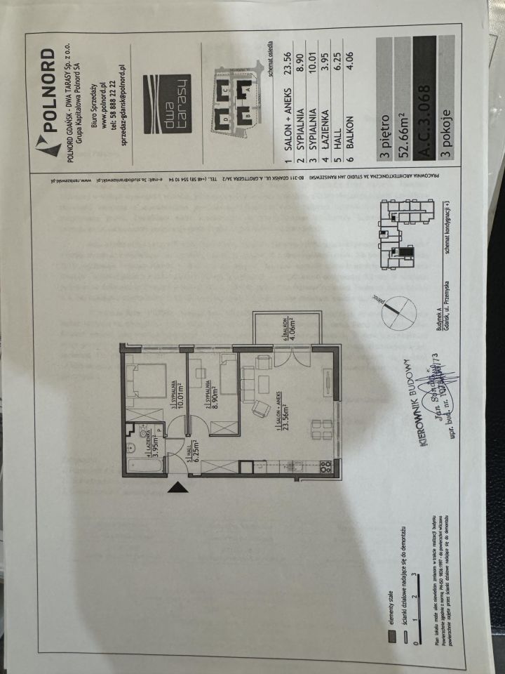 Mieszkanie 3-pokojowe Gdańsk Ujeścisko, ul. Płocka. Zdjęcie 11