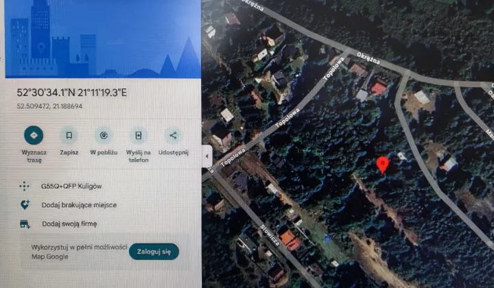 Działka rekreacyjna Kuligów, ul. Okrężna