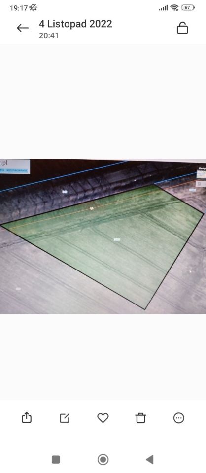 Działka rolna Grzęzno