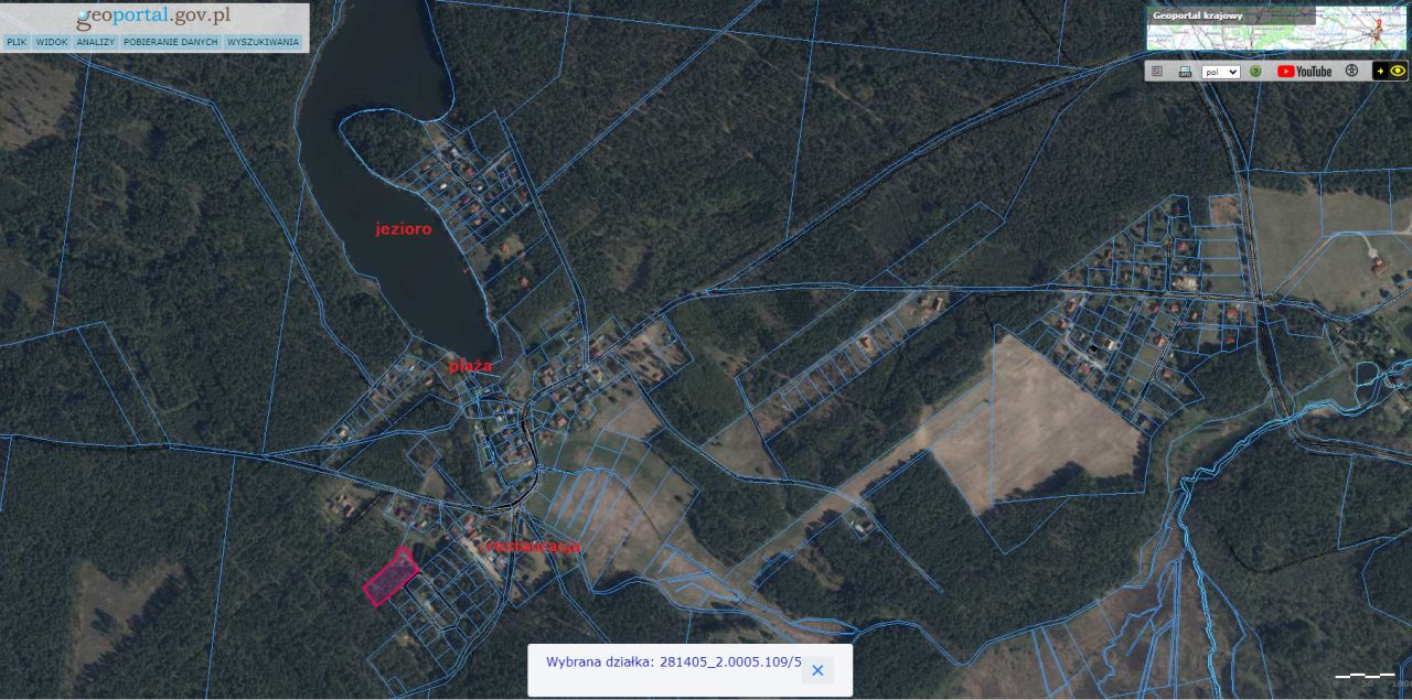 Działka budowlana Guzowy Piec. Zdjęcie 5