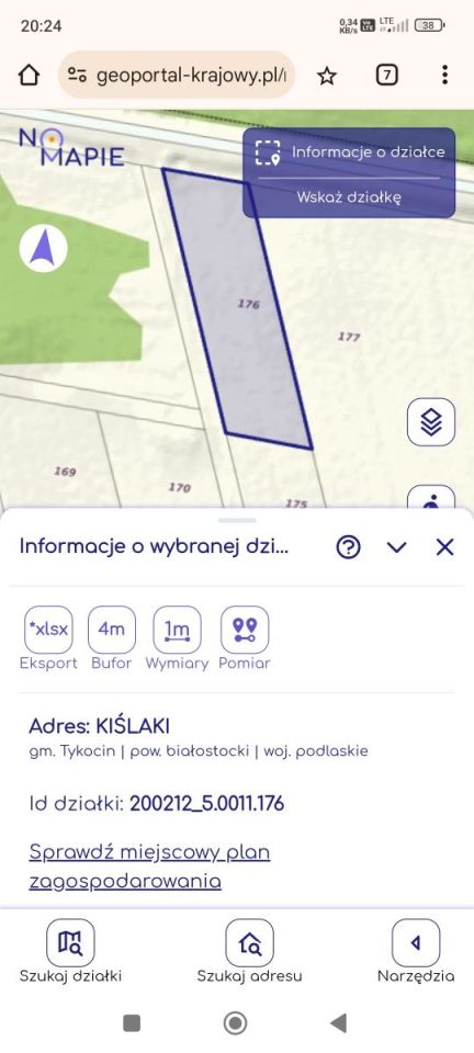 Działka rolna Kiślaki. Zdjęcie 2