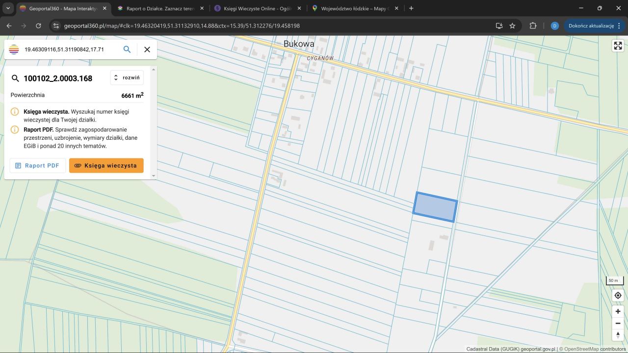 Działka budowlana Bukowa. Zdjęcie 2