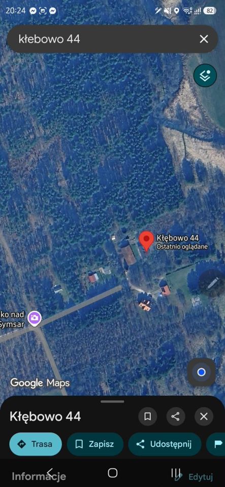 Działka budowlana Kłębowo. Zdjęcie 9