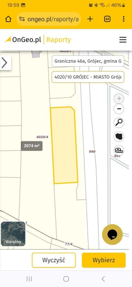 Działka budowlana Grójec, ul. Graniczna. Zdjęcie 2