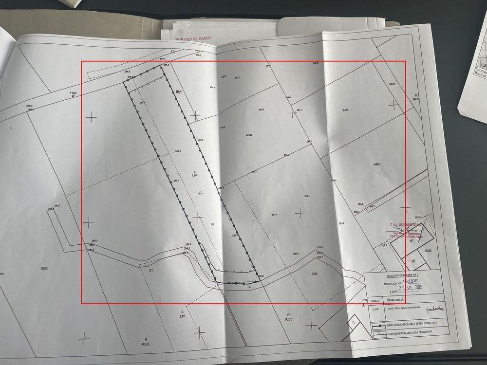 Działka budowlana Kamienica. Zdjęcie 2