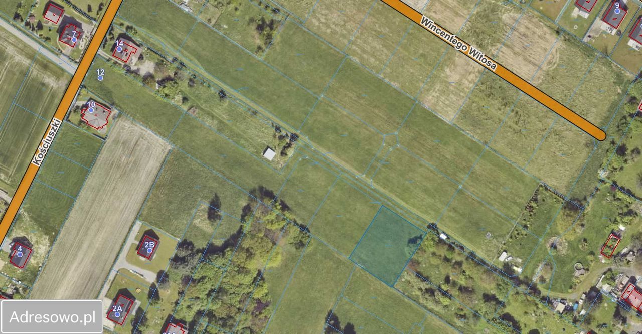 Działka budowlana Orzesze, ul. Kościuszki