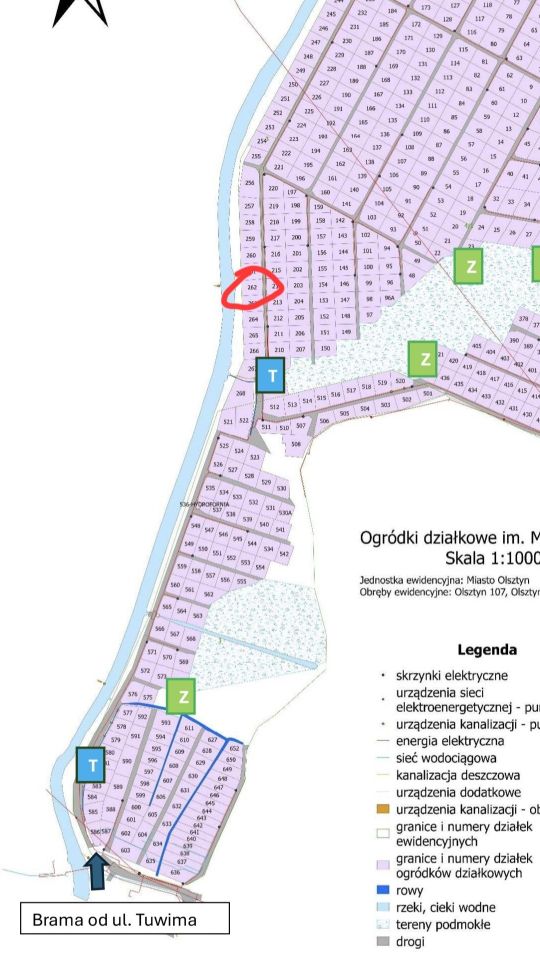 Działka rod Olsztyn, ul. Michała Kajki. Zdjęcie 6