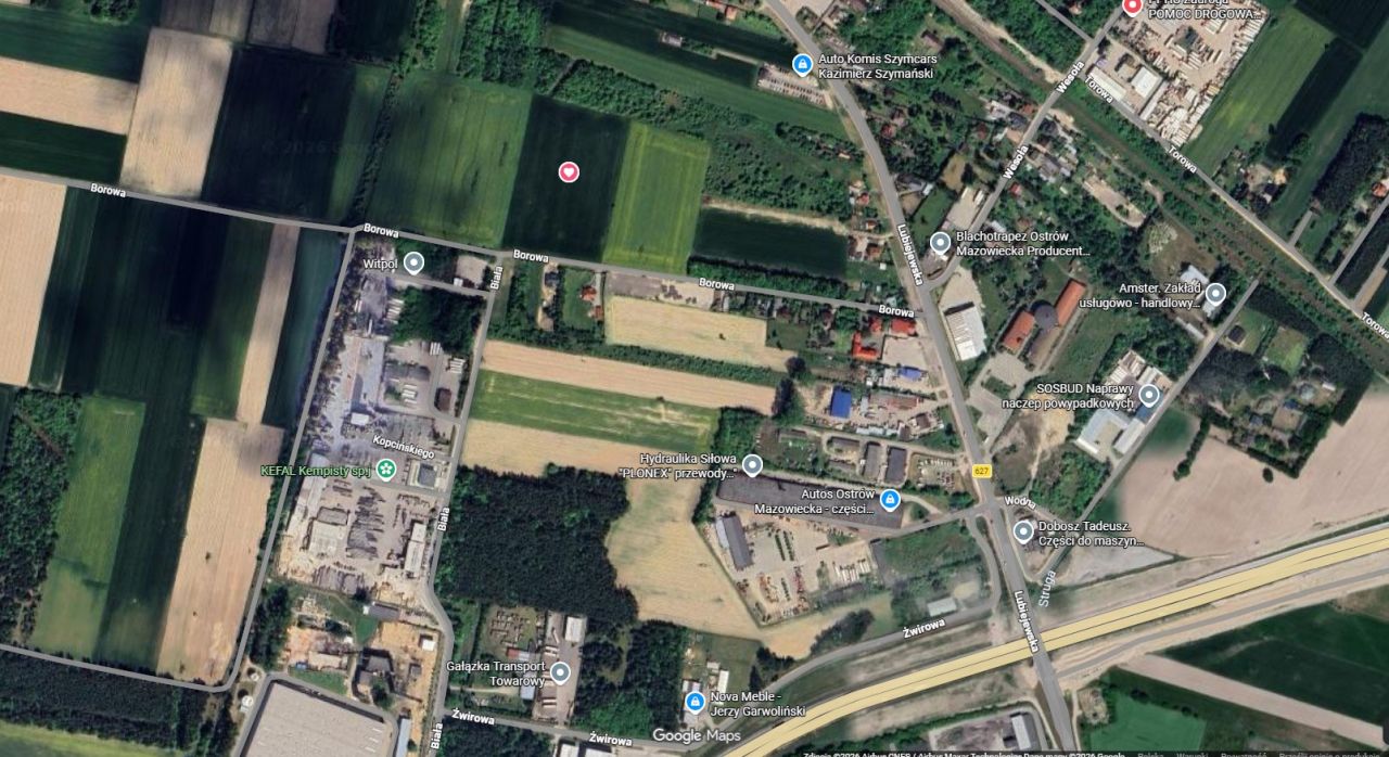 Działka inwestycyjna Ostrów Mazowiecka, ul. Borowa. Zdjęcie 1