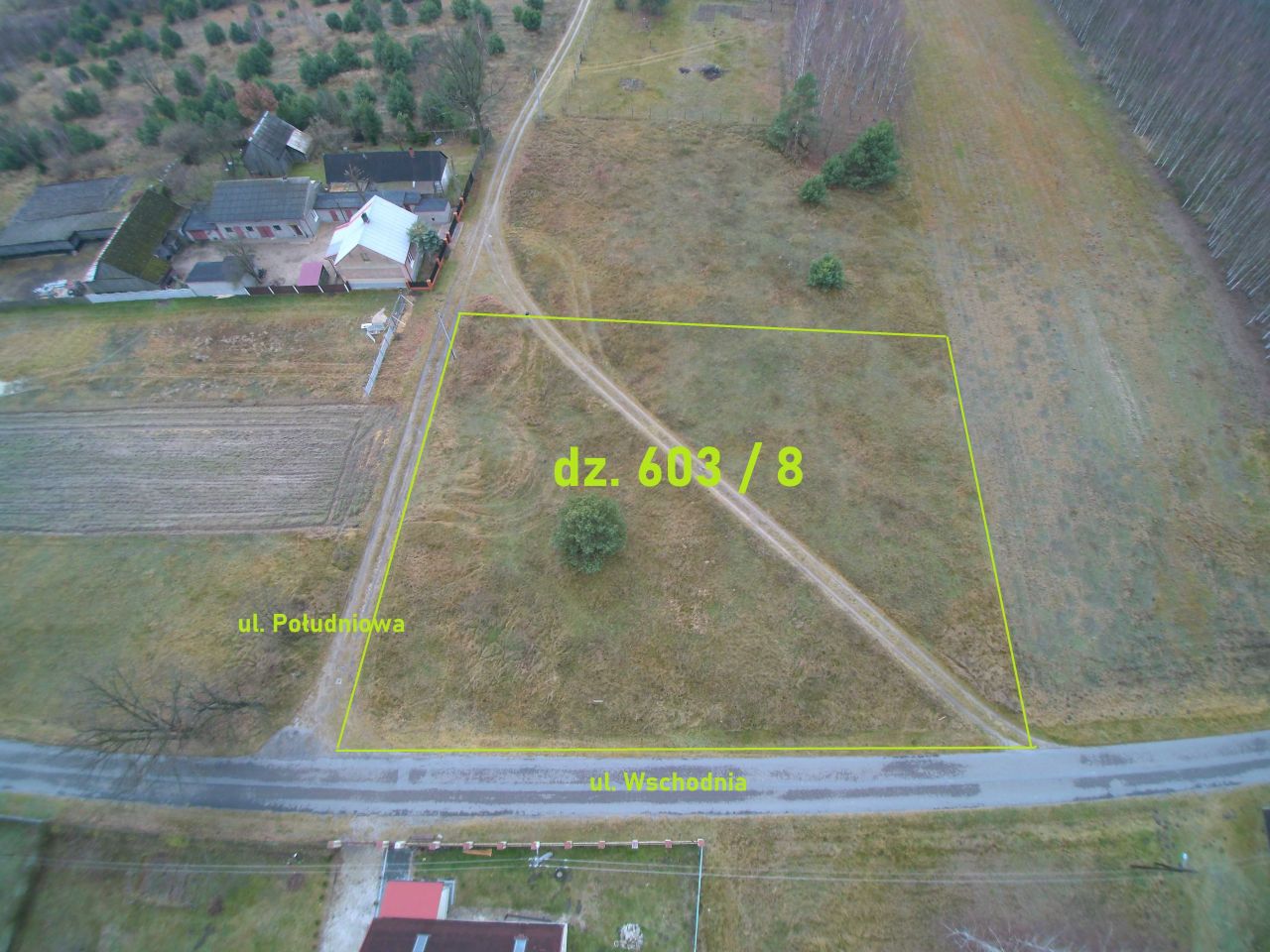 Działka rolno-budowlana Piaski. Zdjęcie 2