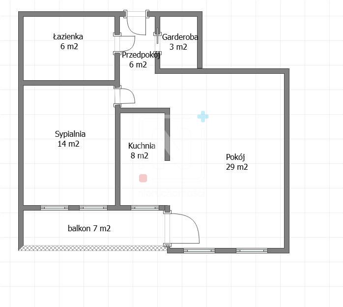 Mieszkanie 2-pokojowe Warszawa Wilanów, al. Wilanowska. Zdjęcie 6