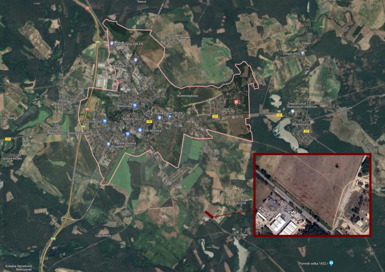 Działka budowlana Kuźnik Skoki. Zdjęcie 1