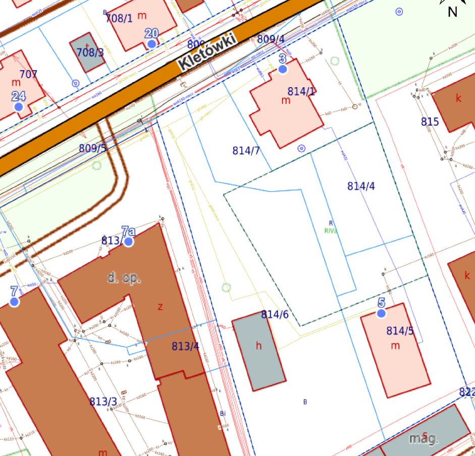 Działka inwestycyjna Krosno Śródmieście, ul. Kletówki. Zdjęcie 3