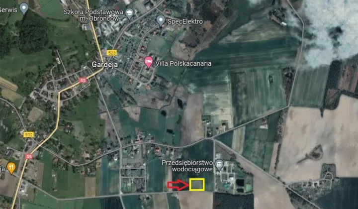 Działka budowlana Gardeja, ul. Kwiatowa