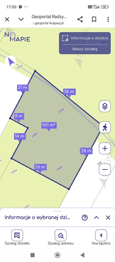 Działka budowlana Cegielnia. Zdjęcie 2