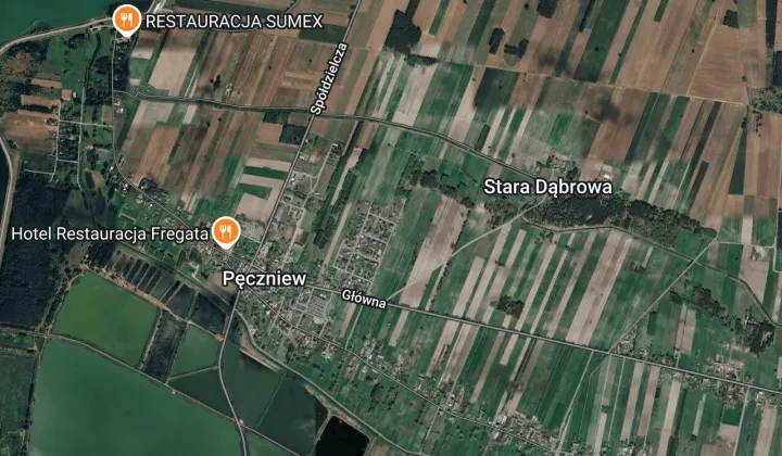 Działka budowlana Pęczniew Nowa Dąbrowa, os. Młodych