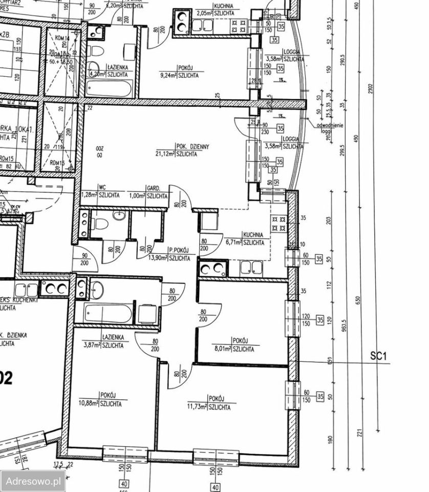 Mieszkanie 4-pokojowe Warszawa Gocław, ul. Ostrobramska. Zdjęcie 16