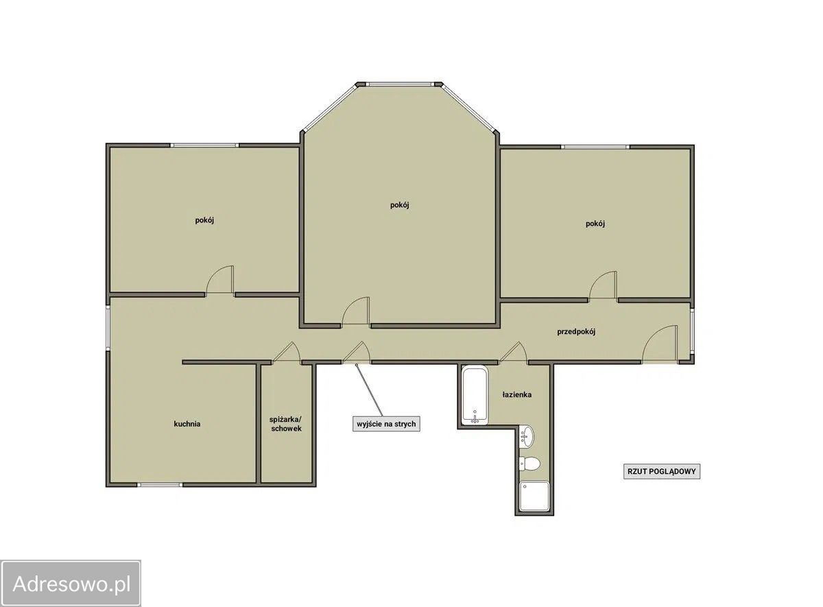 Mieszkanie 3-pokojowe Wieliczka Lekarka, ul. Księcia Józefa Poniatowskiego. Zdjęcie 18