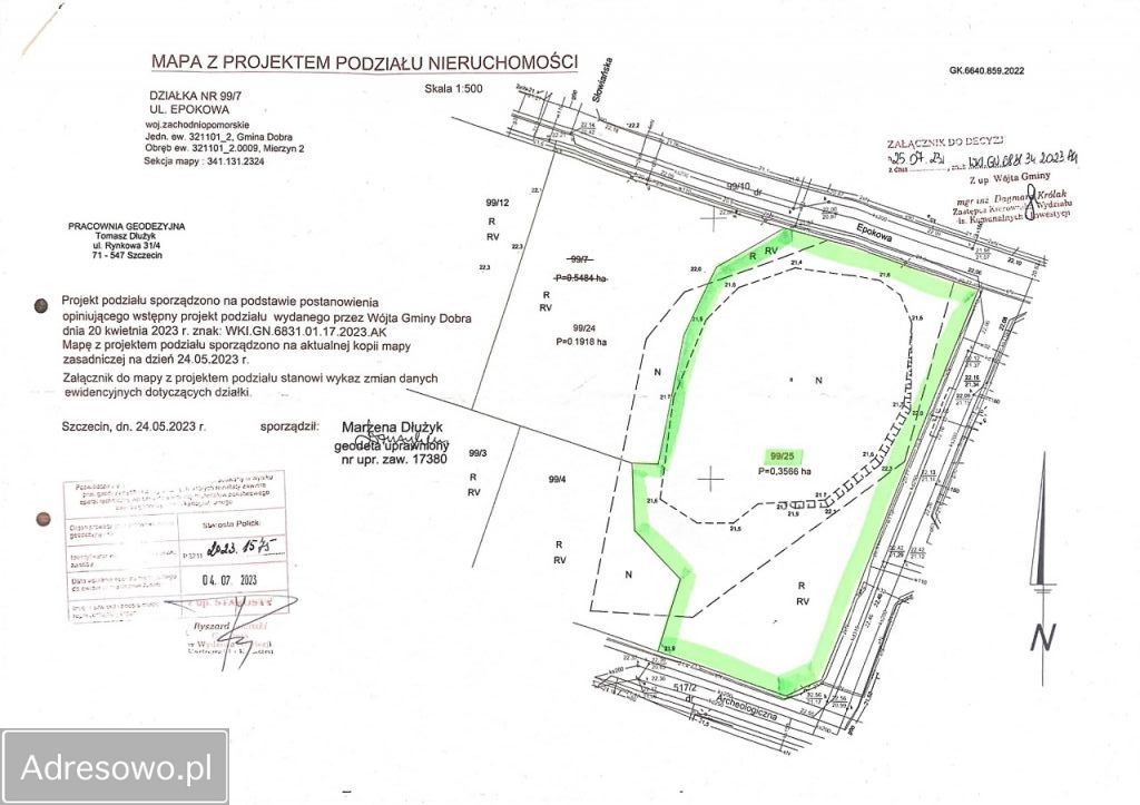 Działka budowlana Mierzyn, ul. Archeologiczna. Zdjęcie 2