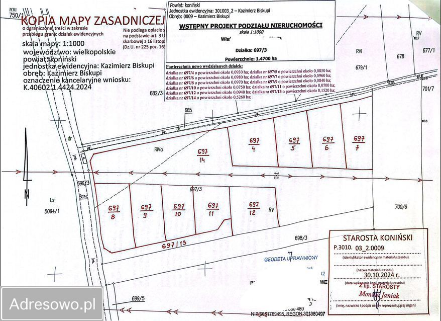 Działka budowlana Kazimierz Biskupi, ul. Sosnowa. Zdjęcie 5