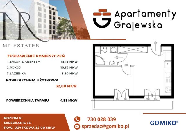 Mieszkanie 2-pokojowe Warszawa Praga-Północ, ul. Grajewska. Zdjęcie 2