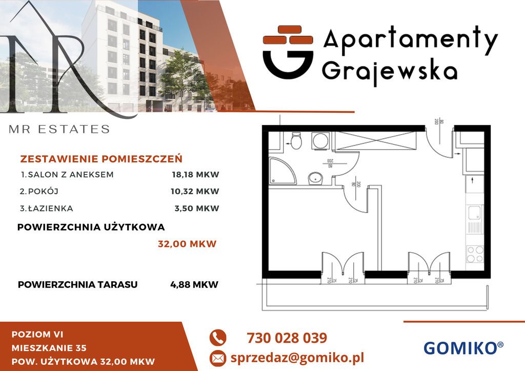 Mieszkanie 2-pokojowe Warszawa Praga-Północ, ul. Grajewska. Zdjęcie 2