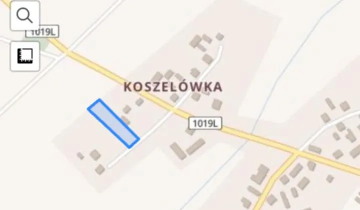 Działka budowlana Stara Bordziłówka Koszelówka