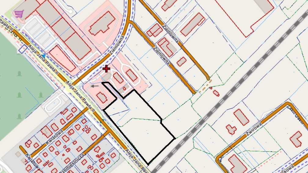 Działka inwestycyjna Iława, ul. Ziemowita. Zdjęcie 2