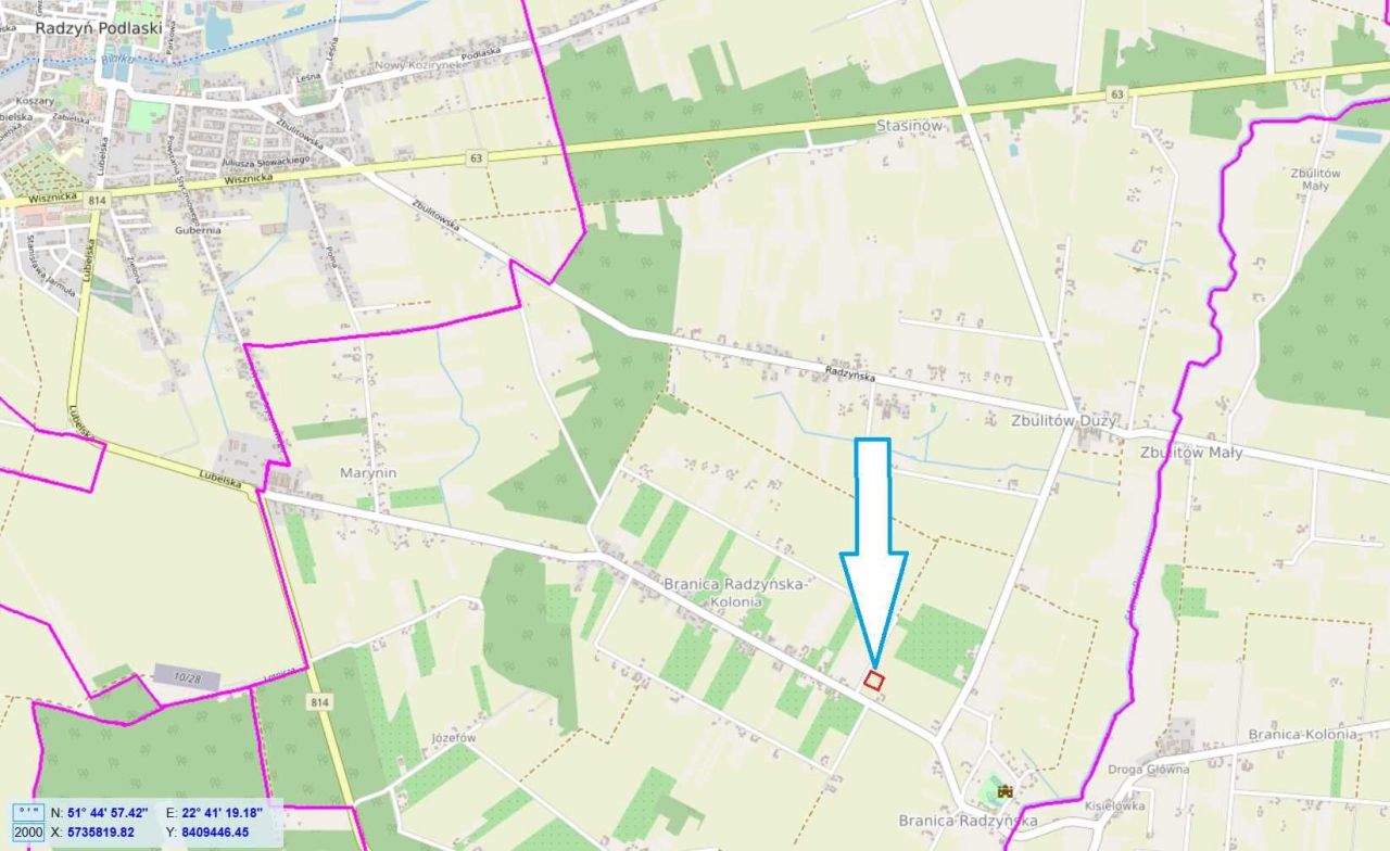 Działka rolno-budowlana Branica Radzyńska-Kolonia. Zdjęcie 8