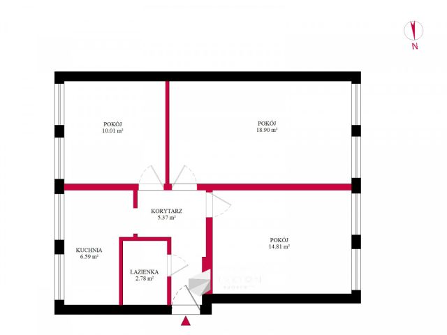 Mieszkanie 3-pokojowe Poznań Śródka, ul. Stanisława Konarskiego. Zdjęcie 1