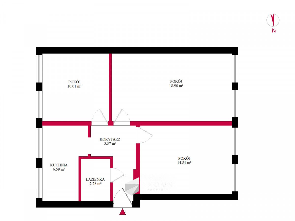 Mieszkanie 3-pokojowe Poznań Śródka, ul. Stanisława Konarskiego