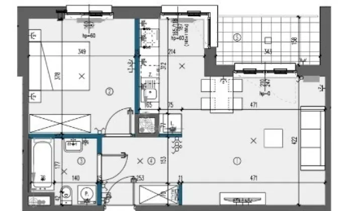 Mieszkanie 2-pokojowe Warszawa Żoliborz, ul. Anny German